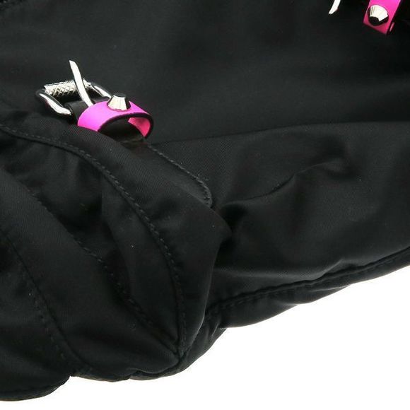 Prada Nylon Studded Shoulder Bag - Picture 8 of 9